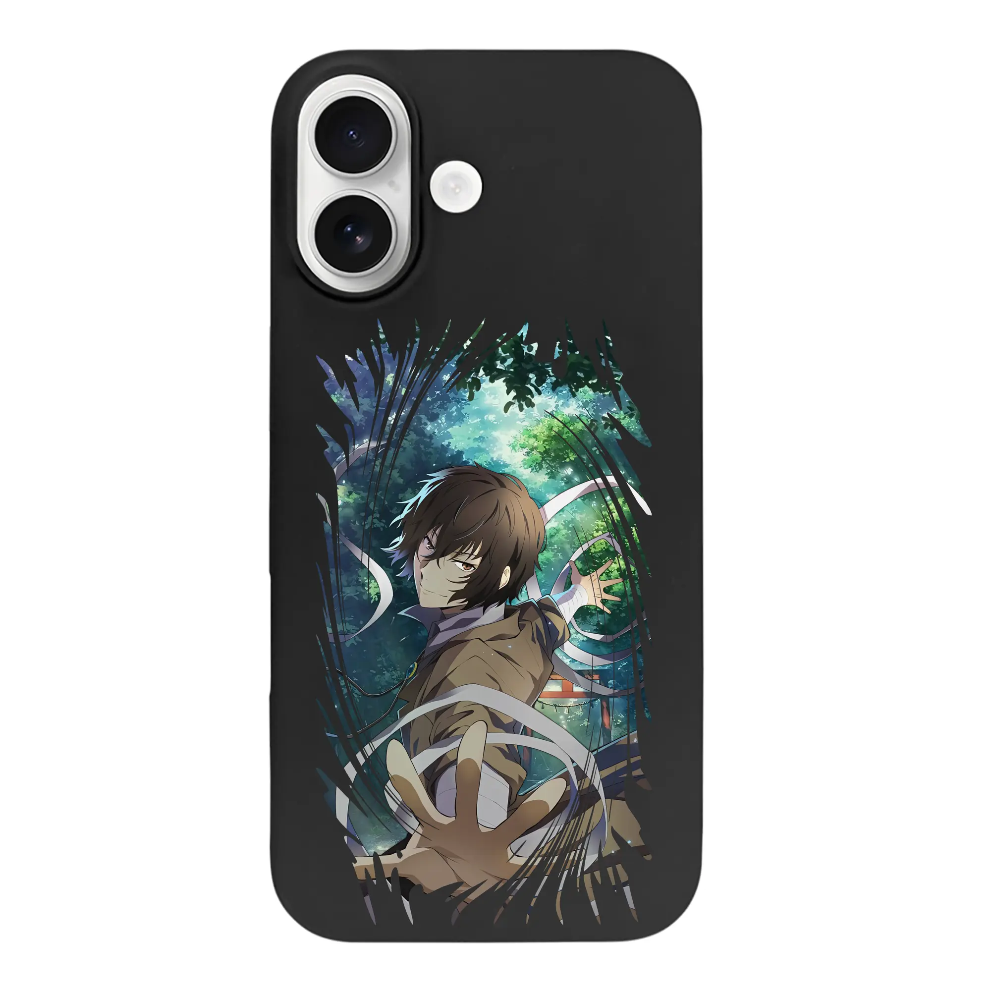 文豪ストレイドッグス グッズ,太宰治 - iPhone 17 シリーズ シリコンケース 薄型 耐衝撃 指紋防止 ソフトタッチカバー 精密フィット 傷防止 保護ケース iPhone 17/17 Air/17 Pro/17 Pro Max 対応